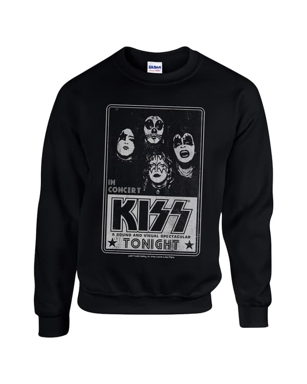 Kiss - Concert Poster  Sweatshirt