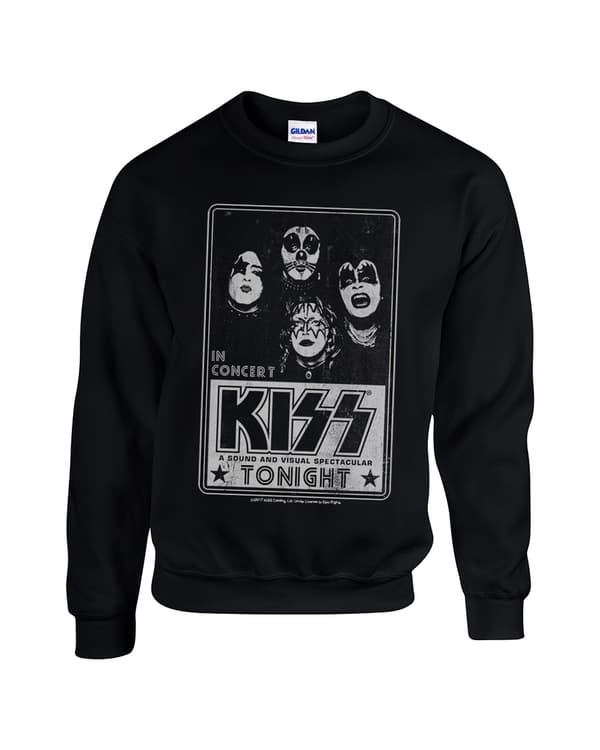 Kiss - Concert Poster  Sweatshirt