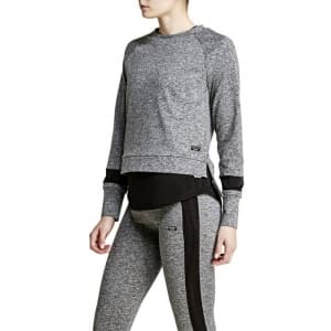 Calista Long Sleeve Sweatshirt, new black melange, Björn Borg