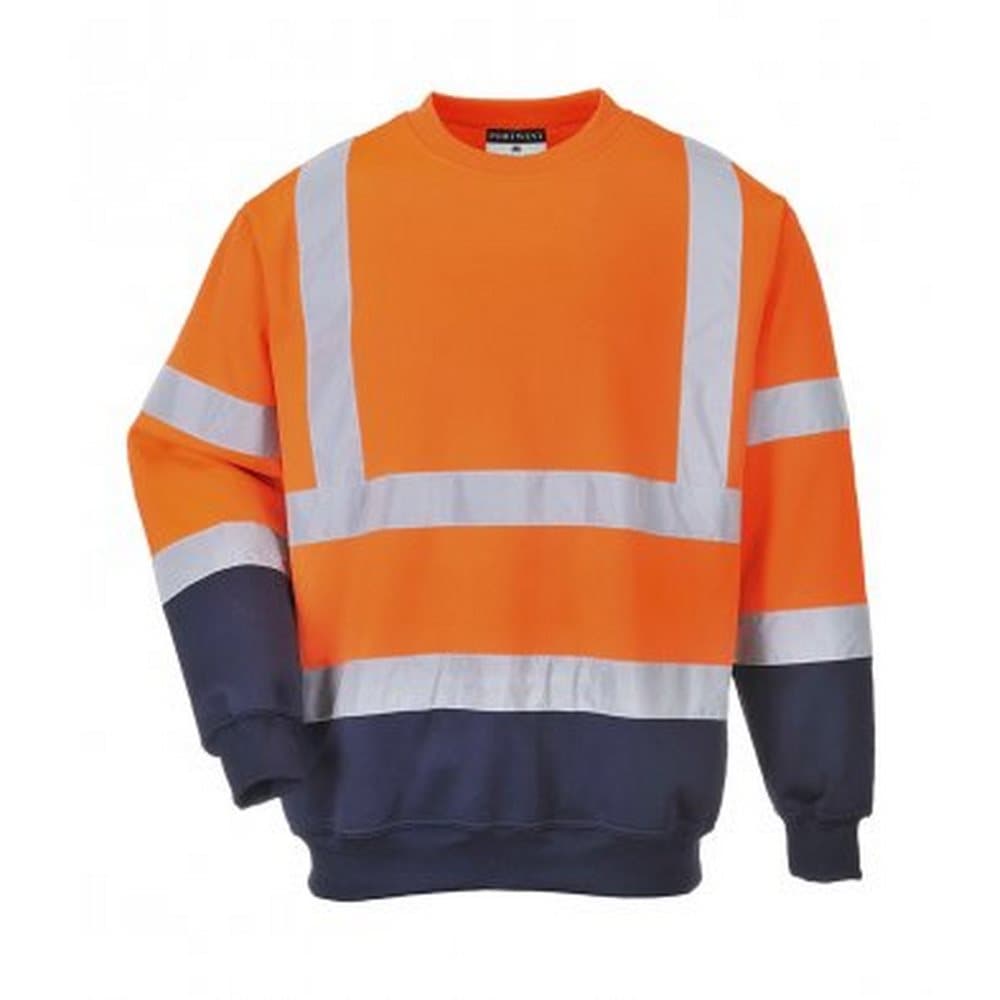 Portwest Tvåfärgad tröja för män i Hi-Vis