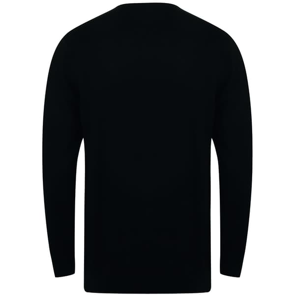Henbury Mens Crew Neck 12 Gauge Fine Knit Jumper / Sweatshirt