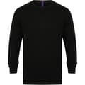 Pikkukuva 1 / 5: Henbury Mens Crew Neck 12 Gauge Fine Knit Jumper / Sweatshirt