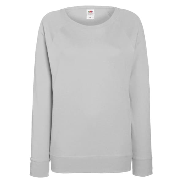 Fruit of the Loom Letvægts Raglan Sweatshirt til damer (240 GSM)