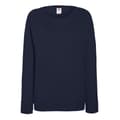 Miniatyrbillede 1 af 2: Fruit of the Loom Letvægts Raglan Sweatshirt til damer (240 GSM)