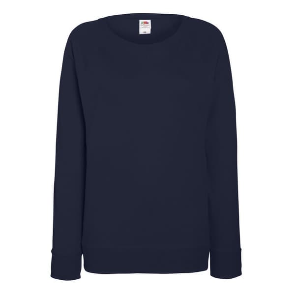 Fruit of the Loom Letvægts Raglan Sweatshirt til damer (240 GSM)