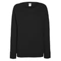 Miniatyrbillede 1 af 2: Fruit of the Loom Letvægts Raglan Sweatshirt til damer (240 GSM)