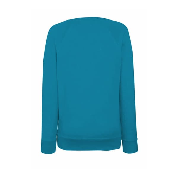 Fruit of the Loom Letvægts Raglan Sweatshirt til damer (240 GSM)
