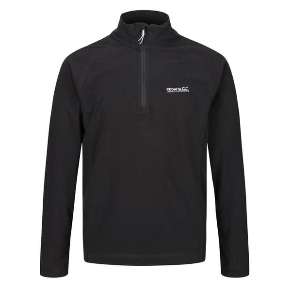Regatta Great Outdoors Mens Montes Funnel Neck Fleece Jumper Black XL