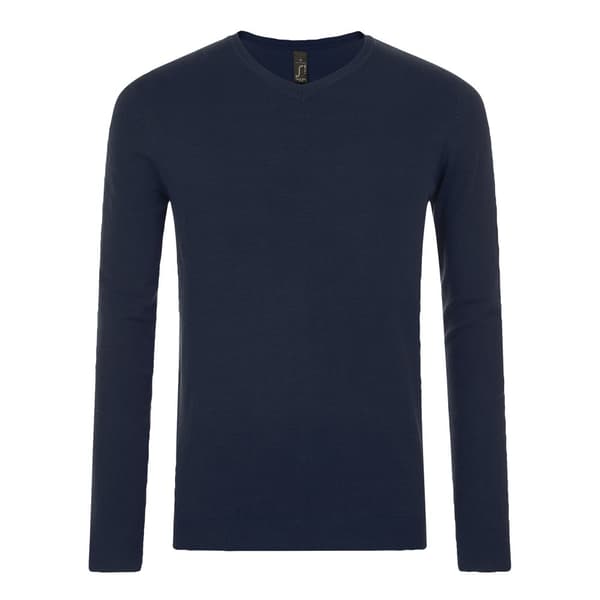 SOLS Mens Glory V Neck Sweater French Navy S