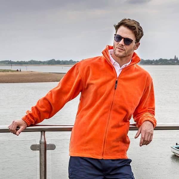Result Herre Full Zip Active Fleece Anti Pilling jakke