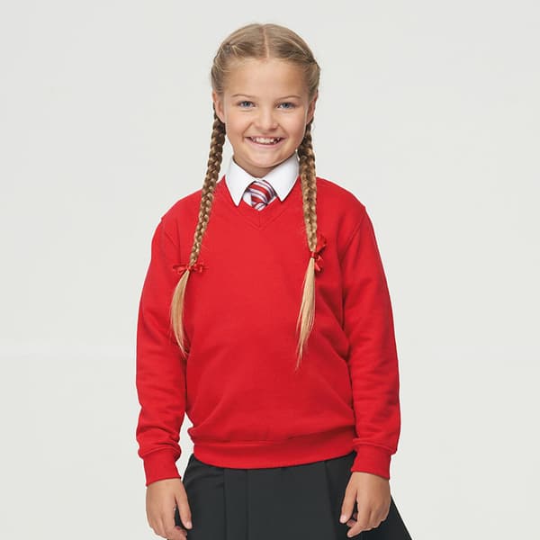 AWDis Academy Childrens/Kids Junior V Neck School Jumper/Sweatshirt