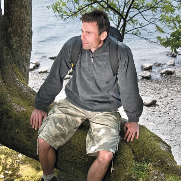 Result Unlined Active 1/4 Zip Anti-Pilling Fleece Top