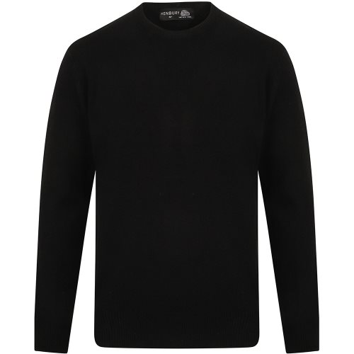 Bild av Henbury Herr Crew Neck 100% Lambswool Woolmark® Jumper / tröja