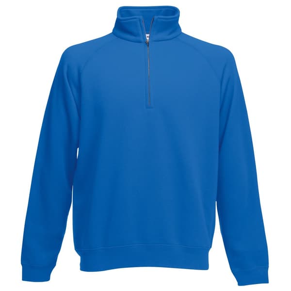 Fruit Of The Loom Mens Zip Neck Sweatshirt