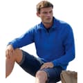 Miniatyrbilde 3 av 3: Fruit Of The Loom Mens Zip Neck Sweatshirt