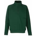 Miniatyrbilde 1 av 3: Fruit Of The Loom Mens Zip Neck Sweatshirt