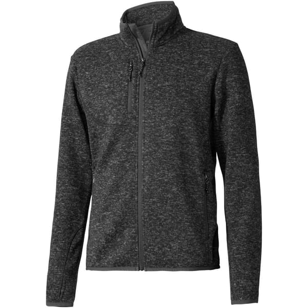 Elevate Mens Tremblant Knit Jacket Heather Smoke L