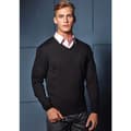 Miniatyrbild 4 av 5: Premier Mens Essential Acrylic V-Neck Sweater för män