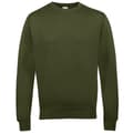 Miniatyrbild 1 av 2: Awdis Just Hoods AWDis Unisex Crew Neck Plain Sweatshirt (280 GSM)