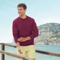 Miniatyrbillede 2 af 2: Fruit of the Loom Letvægts Sweatshirt til mænd med sæt-in-sweatshirt