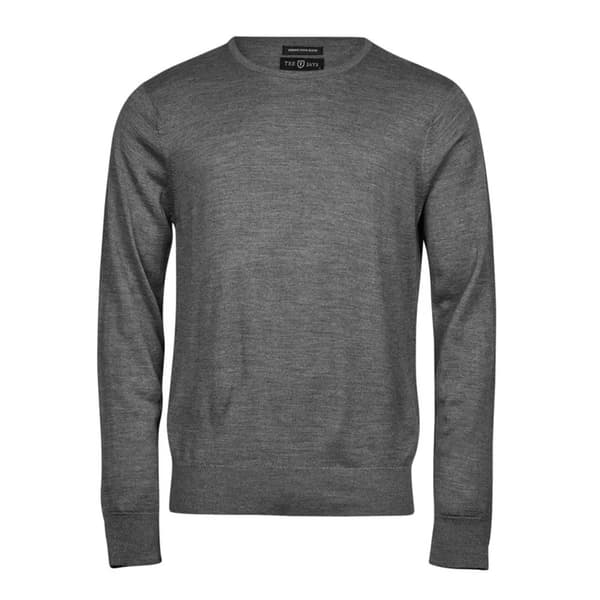 Tee Jays Merino Blend Crew Neck Jumper för män