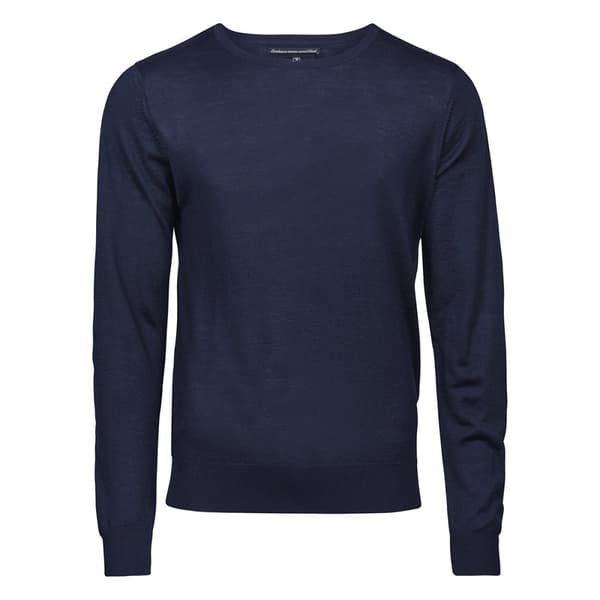 Tee Jays Merino Blend Crew Neck Jumper för män