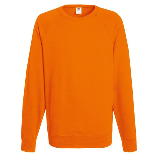 Fruit Of The Loom Mens Lightweight Raglan Sweatshirt (240 GSM)