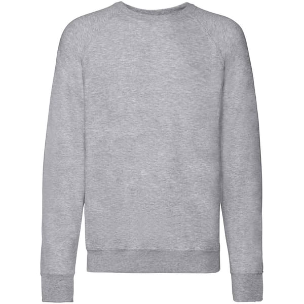 Fruit Of The Loom Mens Lightweight Raglan Sweatshirt (240 GSM)