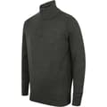 Miniatyrbillede 3 af 4: Henbury Herre 1/4 Zip langærmet trøje med lang ærme