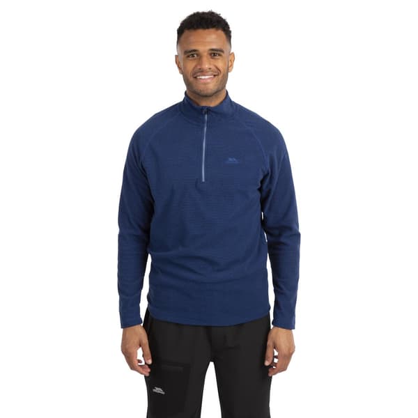 Trespass Keynote Anti Pilling 1/4 Zip Fleece Top för män