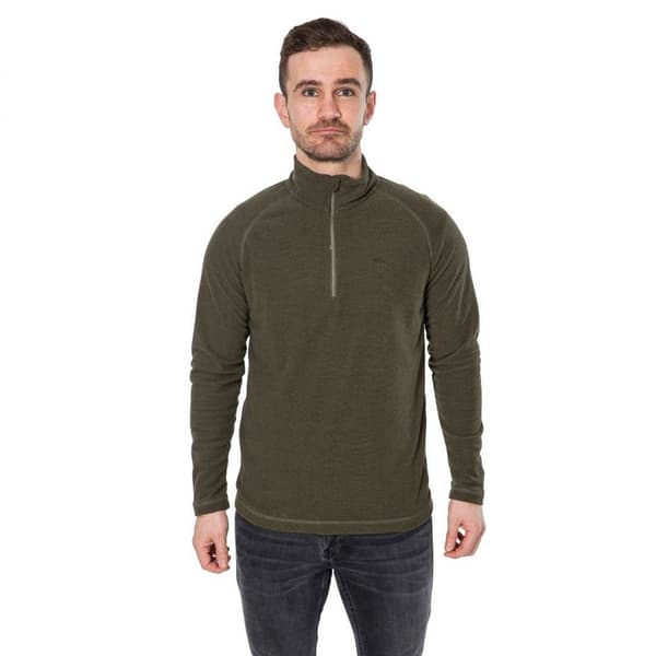Trespass Keynote Anti Pilling 1/4 Zip Fleece Top för män