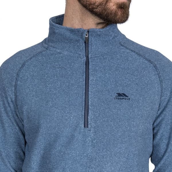 Trespass Keynote Anti Pilling 1/4 Zip Fleece Top för män