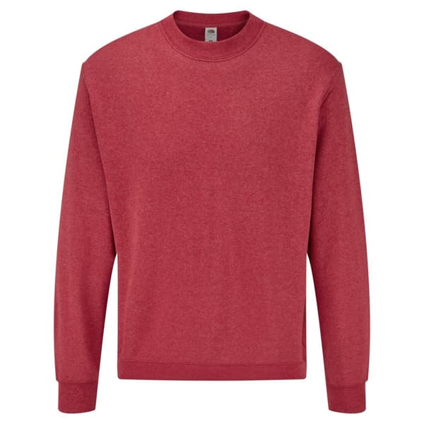 Fruit of the Loom Sweatshirt med Belcoro® garn för män med Set-In