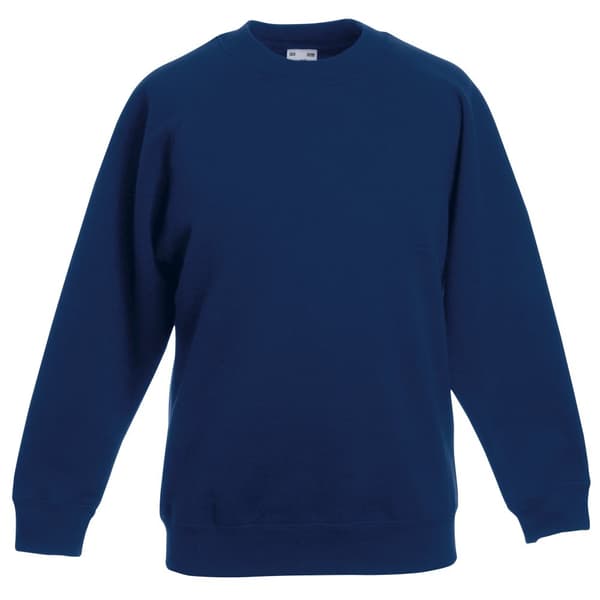 Fruit Of The Loom Childrens Unisex Raglan Sleeve Sweatshirt (Pack of 2)