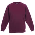 Miniatyrbilde 1 av 2: Fruit Of The Loom Childrens Unisex Raglan Sleeve Sweatshirt (Pack of 2)