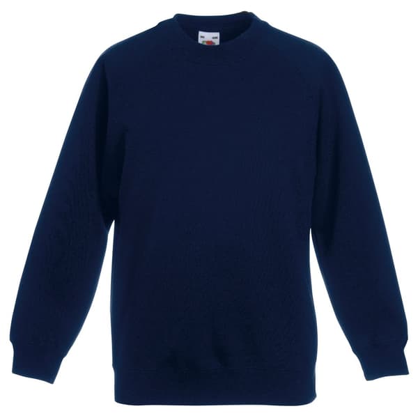 Fruit Of The Loom Childrens Unisex Raglan Sleeve Sweatshirt (Pack of 2)