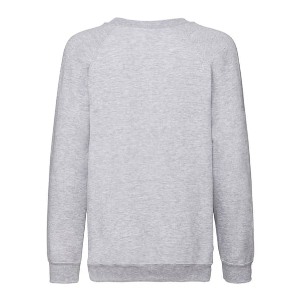 Fruit Of The Loom Childrens Unisex Raglan Sleeve Sweatshirt (Pack of 2)