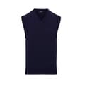 Miniatyrbilde 1 av 3: Premier Mens Sleeveless Cotton Acrylic V Neck Sweater