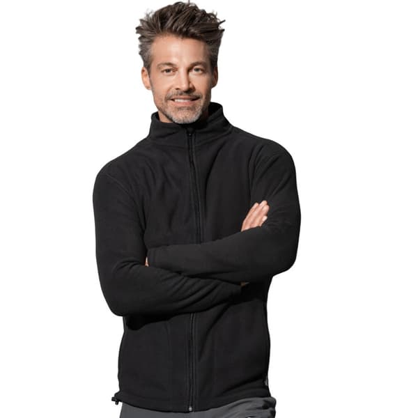 Stedman Active Fleece med fuld lynlås til mænd