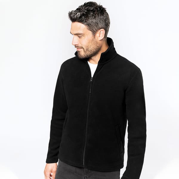 WK. Designed To Work Herre Full Zip Anti Pill Microfleece jakke med fuld lynlås