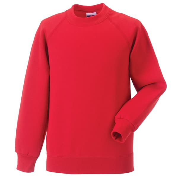 Jerzees Schoolgear Childrens Raglan Sleeve Sweatshirt för barn