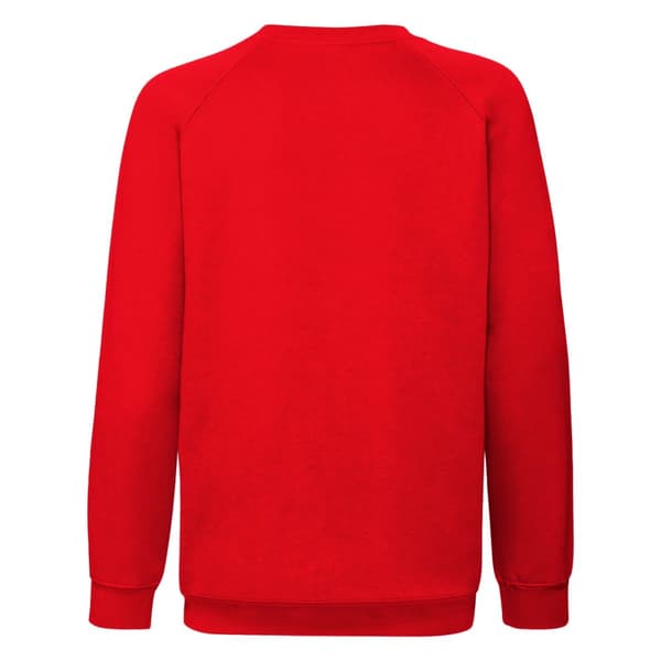 Fruit Of The Loom Childrens/Kids Unisex Raglan Sleeve Sweatshirt