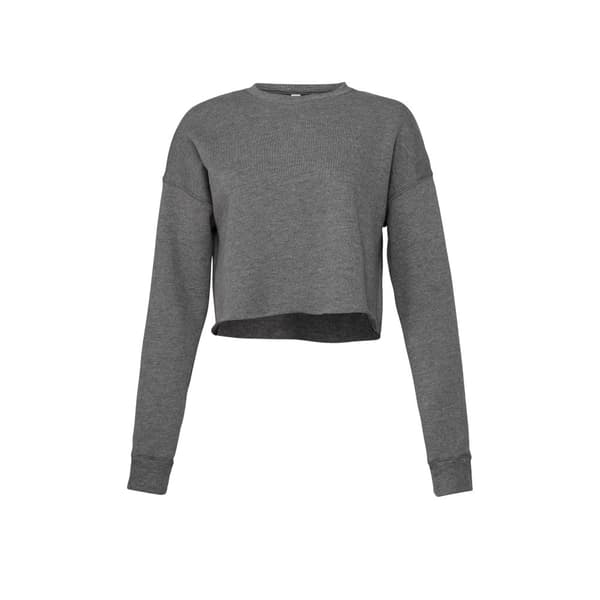 Bella + Canvas Womens/Ladies Cropped Crew Fleece Top