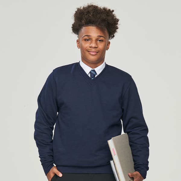AWDis Academy Mens V Neck Jumper/Sweatshirt