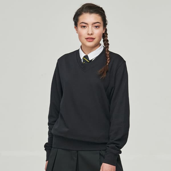 AWDis Academy Mens V Neck Jumper/Sweatshirt
