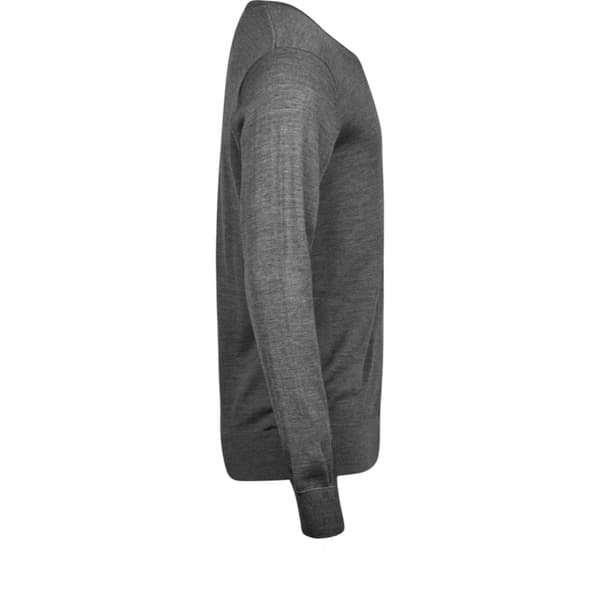 Tee Jays Mens Knitted V Neck Sweater