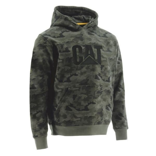 Caterpillar Sweatshirt med hætte med varemærke for mænd