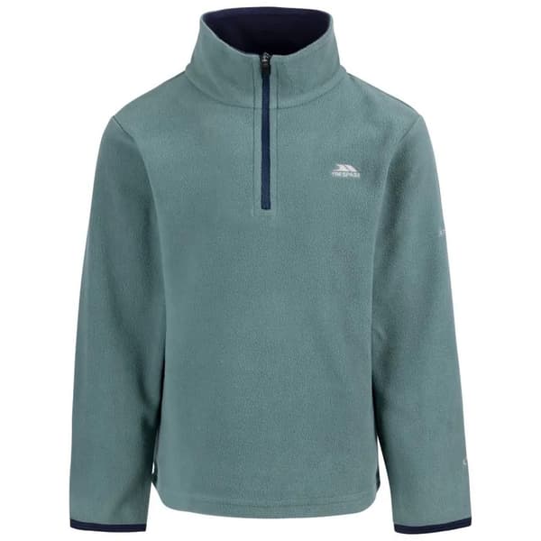 Trespass Childrens Boys Etto Half Zip Fleece Top med halv dragkedja
