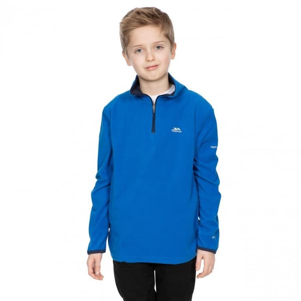 Trespass Childrens Boys Etto Half Zip Fleece Top med halv dragkedja