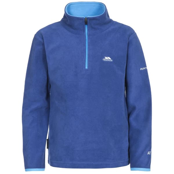 Trespass Childrens Boys Etto Half Zip Fleece Top med halv dragkedja